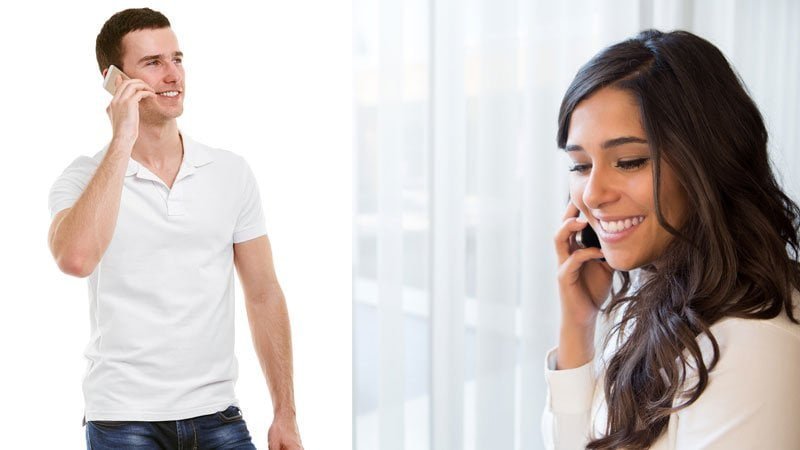 get her on a phone call