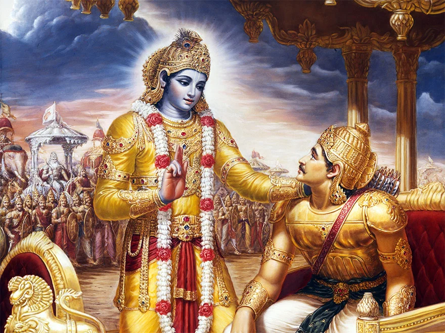 Top 1 Reason to follow spiritual guidance to Achieve Twin Flame Union: A Journey of Trust and Surrender 25 lord krishna talking to arjun 2