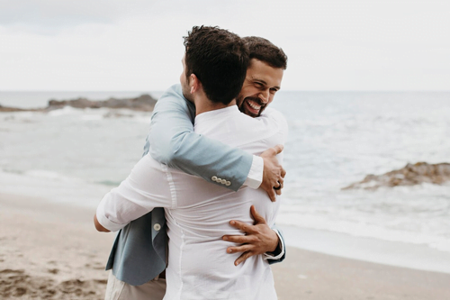 hugging 1