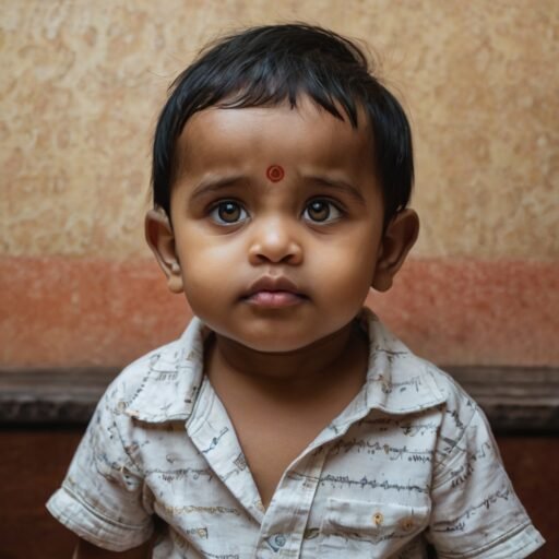 Default 4 month hindu brahmin baby anime 1