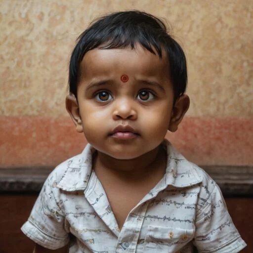 Default 4 month hindu brahmin baby anime 1