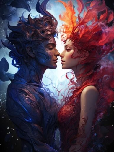 How to handle divorce stress Gracefully? - 01 14 fantasy style characters being love 23 2151124987