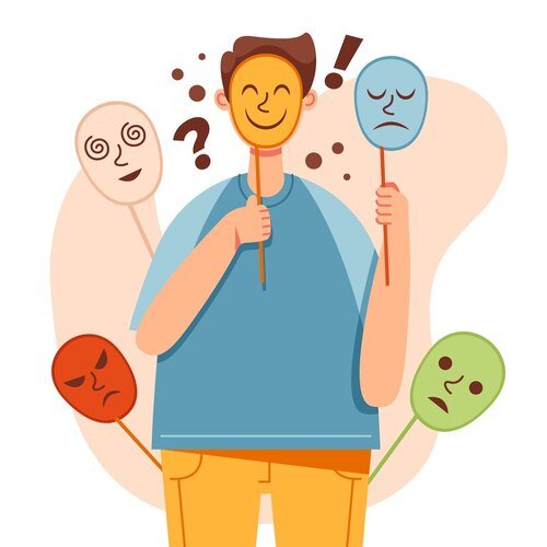 How to handle divorce stress Gracefully? - 01 15 flat design schizophrenia illustration 23 2149364625